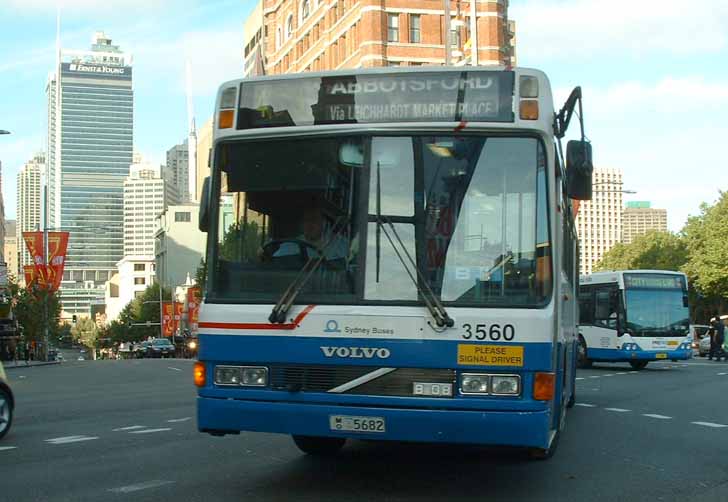 Sydney Buses Volvo B10B Custom ex North & Western 3560